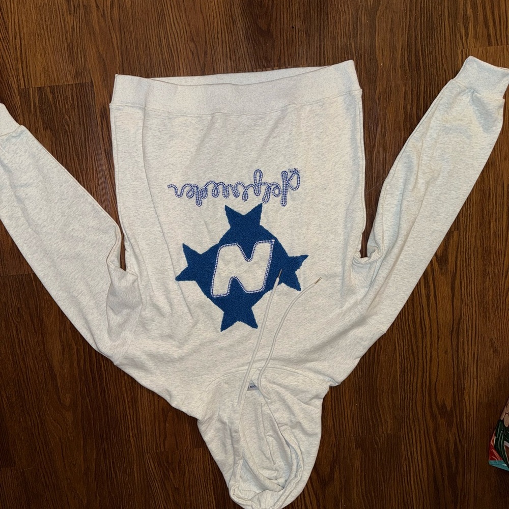 Aelfric Eden Gray and Blue Star Sweater